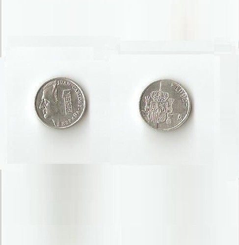 Spain spanish coin peseta - 1,