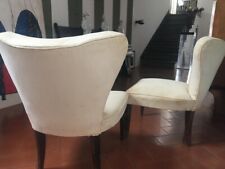 COPPIA POLTRONE POLTRONCINE VINTAGE DECO'  DESIGN  MODERNARIATO
