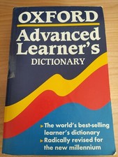 Oxford advanced learner's dictionary