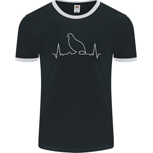 Quail bird ecg maglietta - ecg, uomo