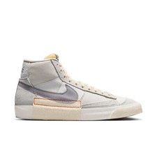Scarpe Uomo Nike Blazer Pro Club Bianco Grigio Alta Dal 40.5 Al 45