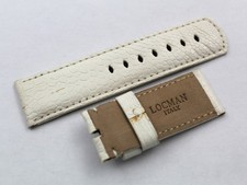 Original Locman White Ostrich