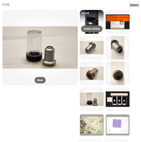 Obiettivo microscopio - , a
