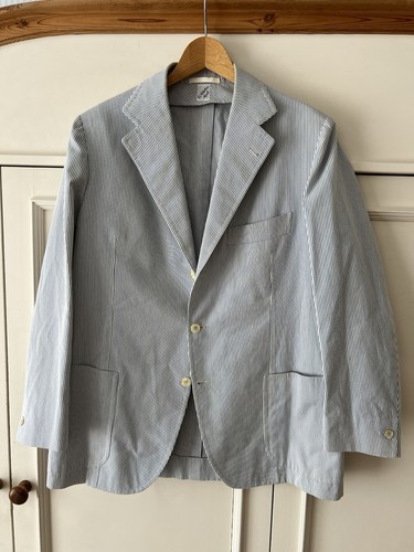 Giacca cesare attolini blu - attolini,