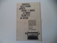 advertising Pubblicità 1959 OLIVETTI 82 DIASPRON