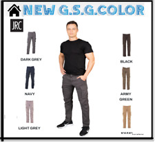 JRC Pantaloni uomo  San Marino Man  multitasche elasticizzato Tessuto prelavato