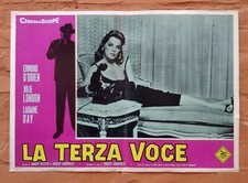 LA TERZA (3°) VOCE o JULIE LONDON Cornfield 1960 vintage sexy noir LOBBY CARD