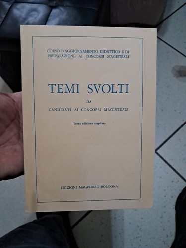 Temi svolti candidati ai - temi,