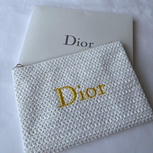 Dior novelty white pouch 2026 - white,