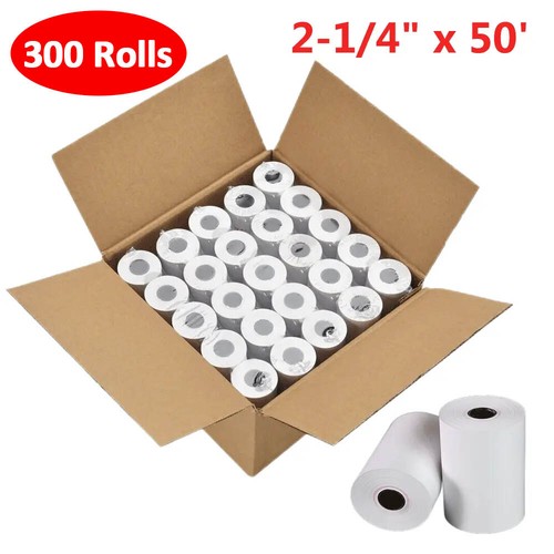300rotoli x50 termico - 1/4"x50',