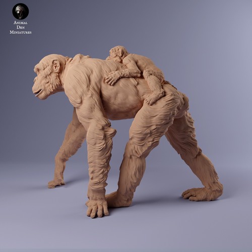 Den miniatures scimpanze - miniatures,