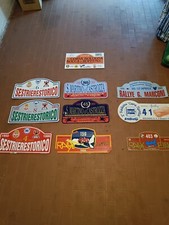 Numero 10 Targhe Celebrative Auto Storiche