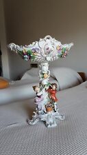 CAPODIMONTE porcellana alzata componibile con marchio originale in perfetto stat