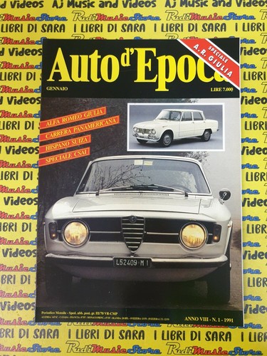 Rivista auto epoca - rivista, d'epoca