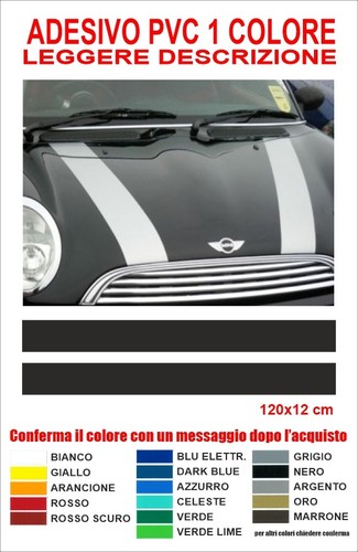 Kit strisce cofano mini - mini, cooper