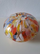 IL VETRO DEI DOGI Vaso Millefiori  Murrine Multicolori Oro Venezia Design 