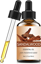 Olio Essenziale Di Sandalo 100ML, 100% Puri Naturali Oli Essenziali Aromaterapia