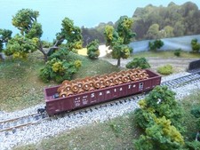 Carico scala N per ruote treno