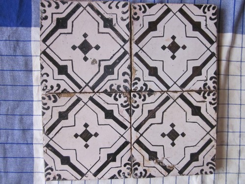 Quattro riggiole piastrelle - riggiole,