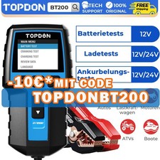 🔥TOPDON BT200 12V tester
