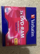 DVD - RAM :  DATA & VIDEO 9.4 GB : DOUBLE SIDED CARTRIDGE VERBATIM