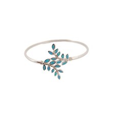 Bracciale foglia ramo di ulivo