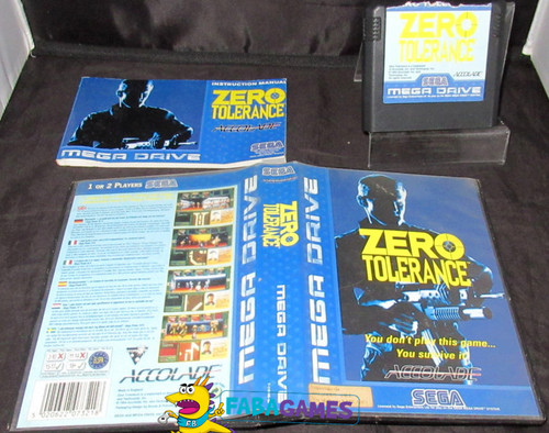 Mega drive zero tolerance - mega,