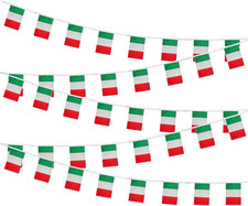 10 Metri 40 Pezzi Bandiera Italia Bandiera Italiana Striscione per Festa Naziona