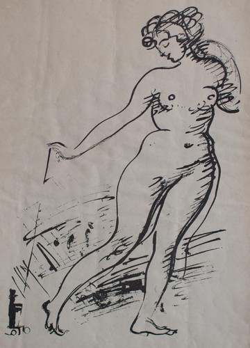 Espressionismo nudo femminile