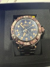 OROLOGIO NUOVO INVICTA RESERVE RIPSHAW AUTOMATICO DA UOMO RARO OROLOGIO NERO/BRONZO