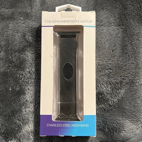 Cinturino rete nero apple - cinturino,