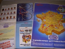 CYCLISME CARTE TOUR de FRANCE