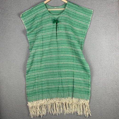 Abito messicano vintage verde