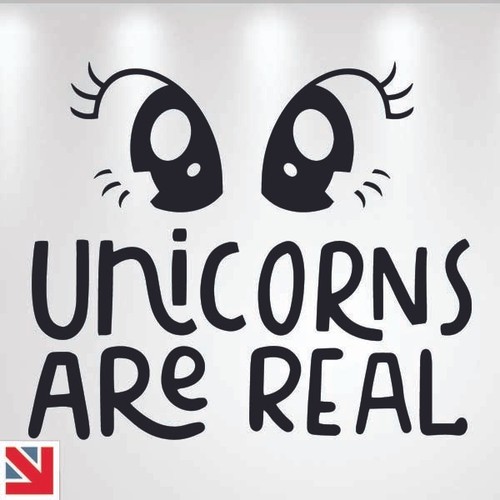 Adesivo unicorno sono - unicorno, veri