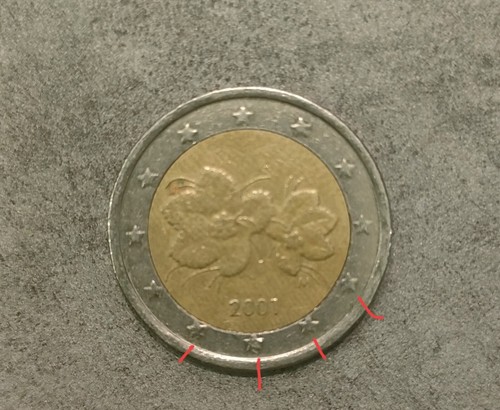Moneta euro finlandia 2001 - 2,