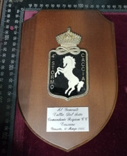 CREST AERONATICA MILITARE 4° STORMO CACCIA CON DEDICA AL COMANDANTE CC RARITA'