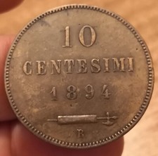 Moneta 10 Centesimi 1894, San