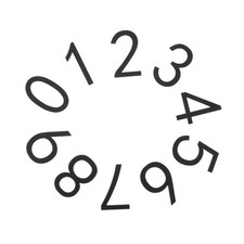  10 Pcs Numeri Delle Porte