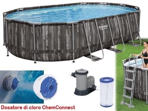 Piscine fuoriterra ovali steel - piscine,