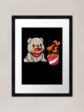 Carino Bulldog francese pollo