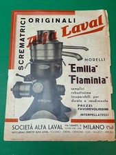 brochure velina 1936  ALFA LAVAL MILANO scrematrici
