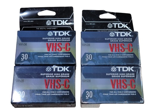 Tdk vhs superior - 30, vhs-c