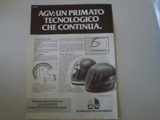 advertising Pubblicità 1980 CASCO HELMET AGV X-3000 S/CX 2000