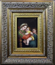 Antico quadro dipinto a mano