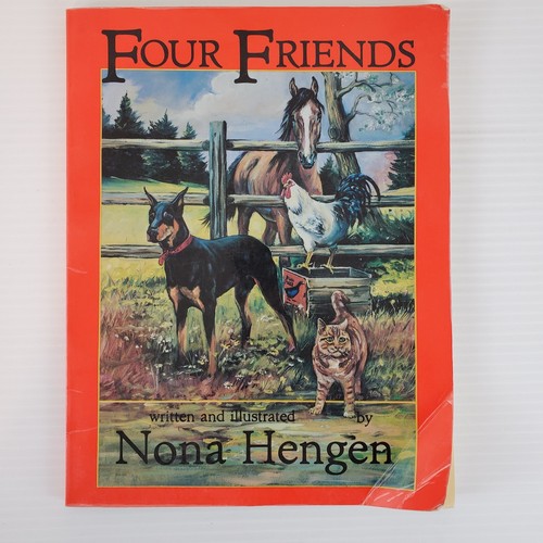 Four friends written - friends,