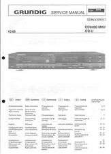 Grundig Manuale di servizio per CD 8400 MKII GB/U Copy