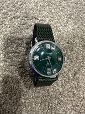 Orologio da polso Caravelle Windup vintage quadrante verde originale Royal Lizard Germania Ovest