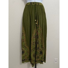 Maxi gonna verde stravagante