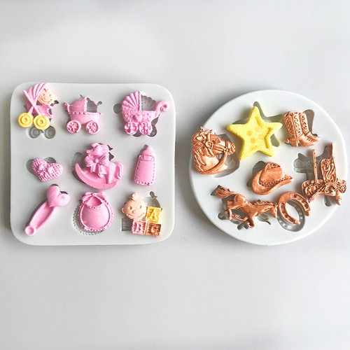 Stampo silicone baby shower - 2x,