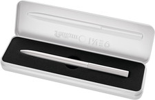 Penna a Sfera INEO per Scuola E Ufficio, Design Minimalista, in Alluminio, Ricar